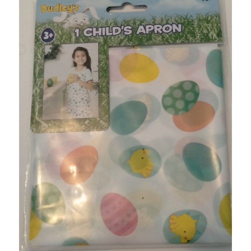Dudleys Easter Egg Full Apron Childs Plastic